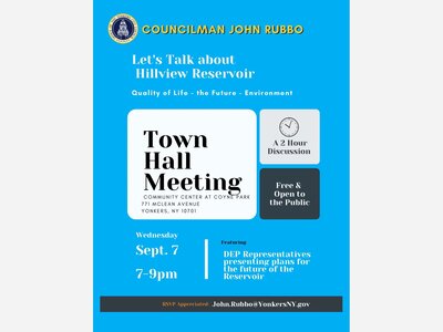 STATEMENT: From Yonkers City Council Majority Whip John Rubbo