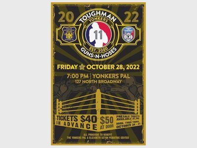 TOUGHMAN BOXING EVENT: Guns Vs Hoses At The Yonkers PAL